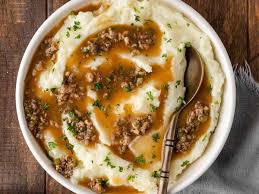 Mashed Potatoes with Gravy