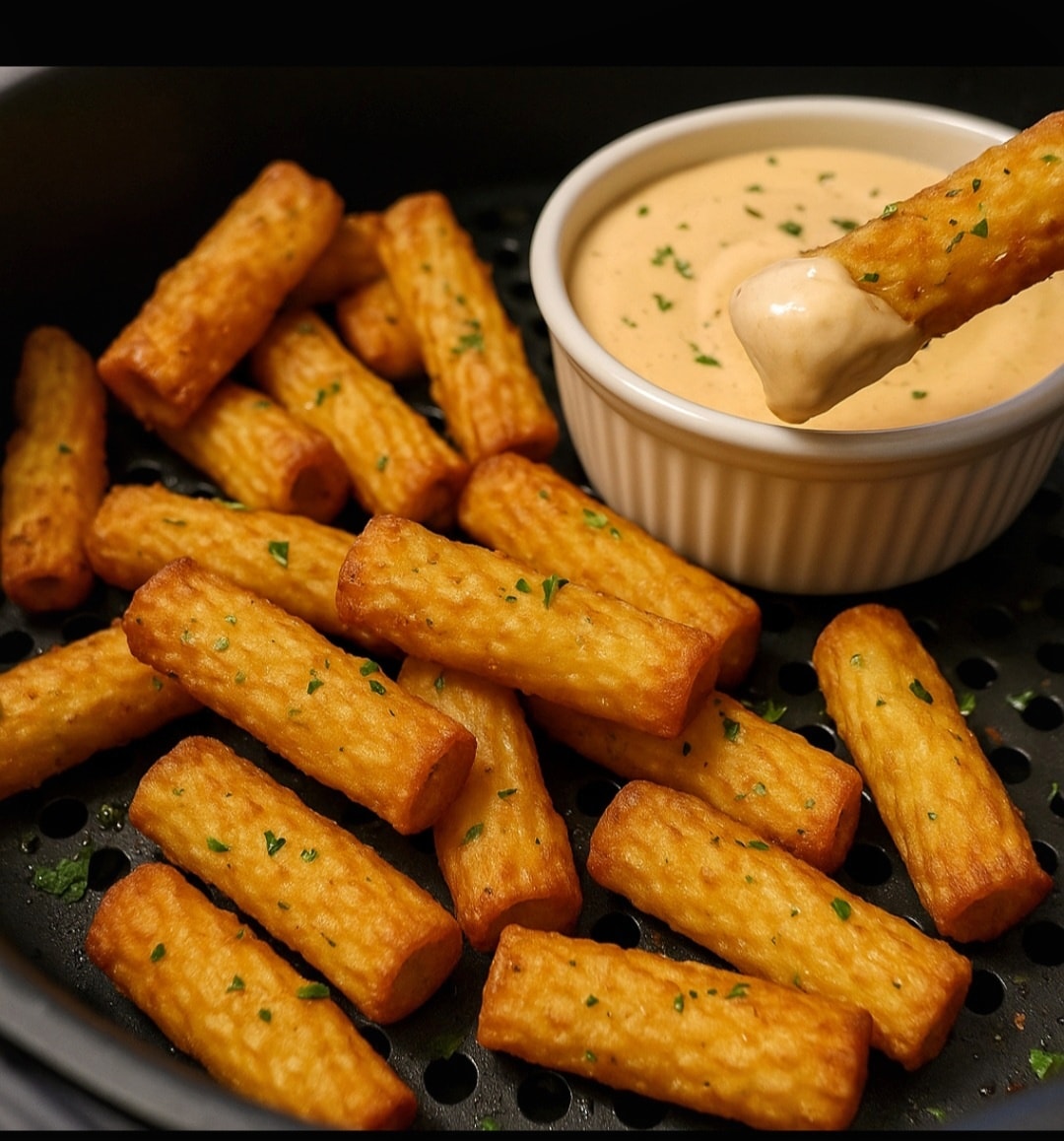 Air Fryer Pasta Chips