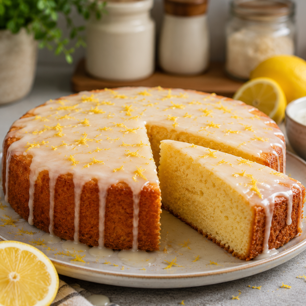 Flourless Lemon Greek Yogurt Cake